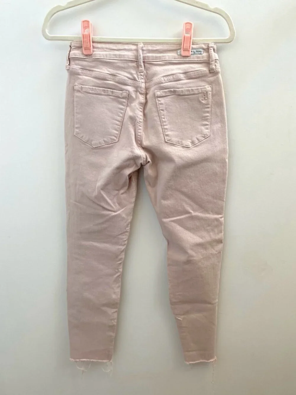 Articles of Society Mauve Raw Hem Skinny Jeans Size 26